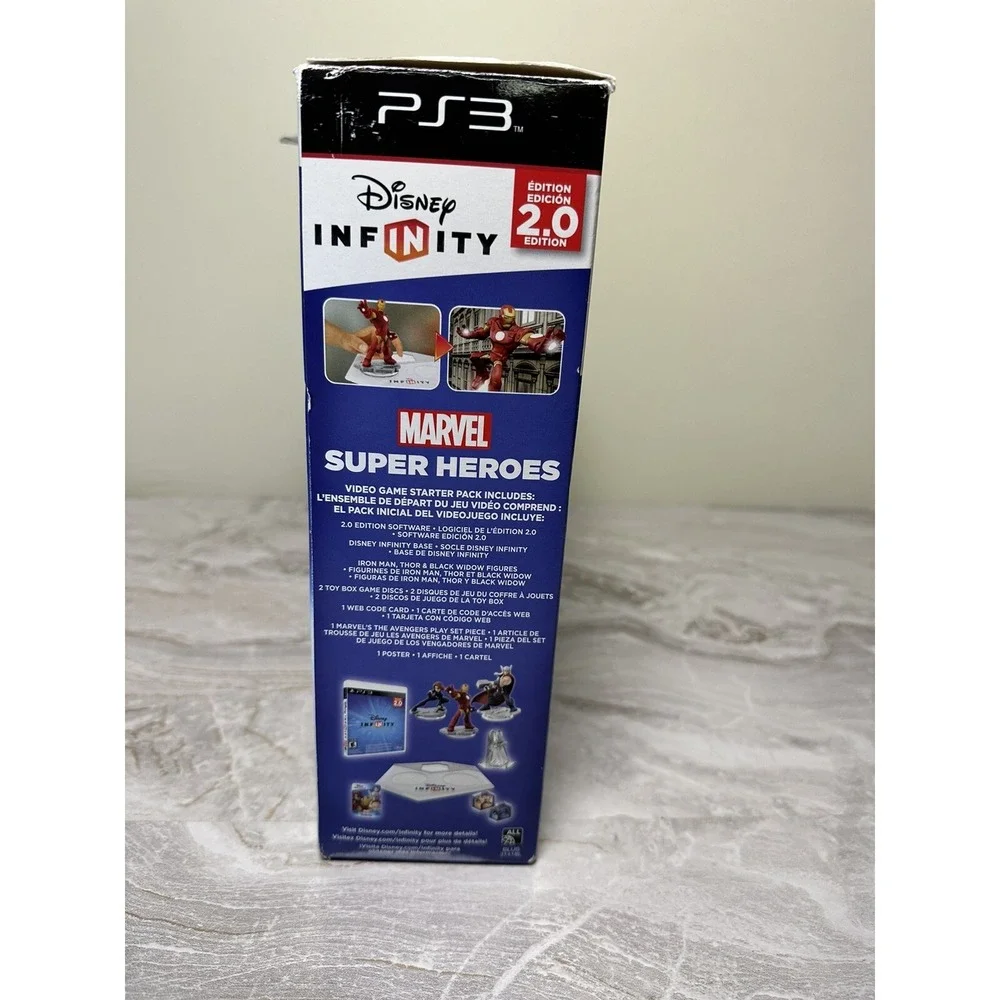 DISNEY INFINITY 2.0 MARVEL SUPER HEROES STARTER PACK SONY PS3 SONY PLAYSTATION 3
